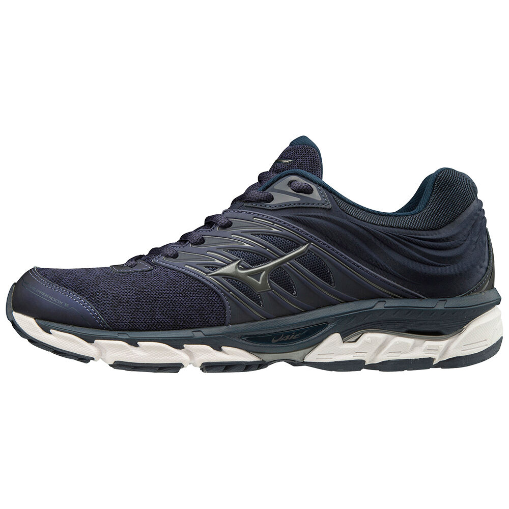 Mens Mizuno WAVE PARADOX 5 Running Shoes Navy Philippines (SYZAKB890)